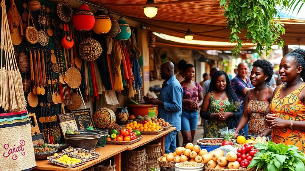 Vibrant marketplace